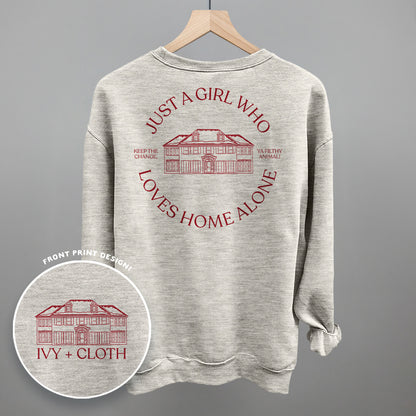 Just A Girl Who Loves Home Alone (Back Print)