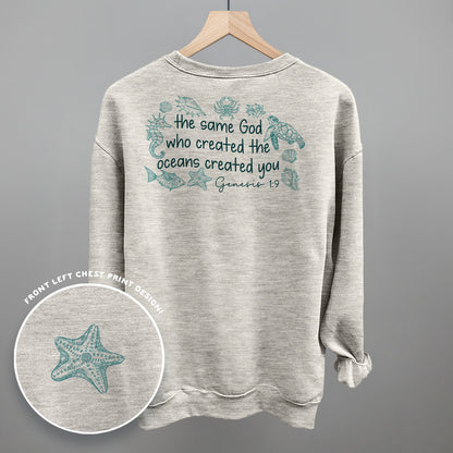 The Same God Who Created Oceans (Back Print)
