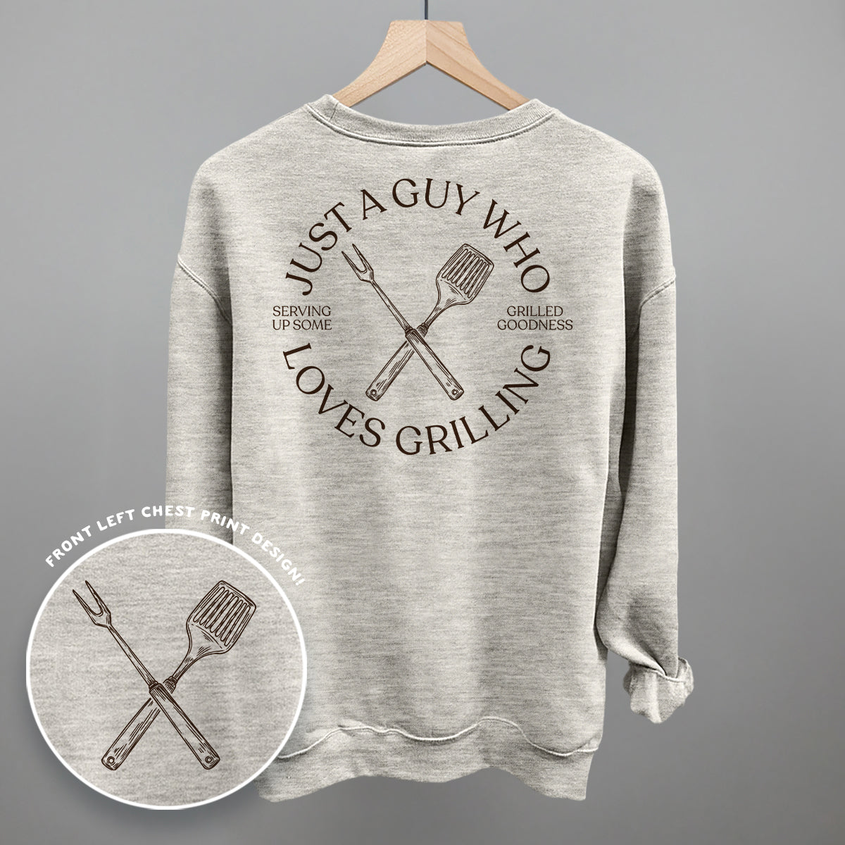 Just A Guy Who Loves Grilling (Back Print)