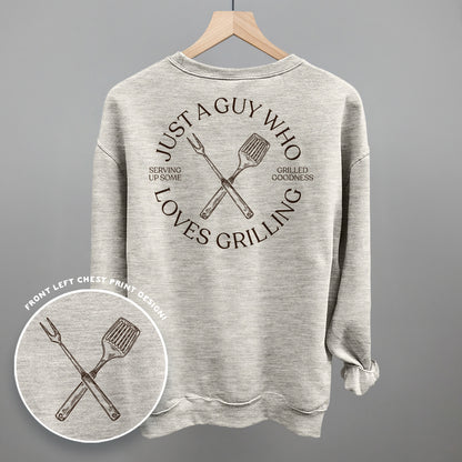 Just A Guy Who Loves Grilling (Back Print)
