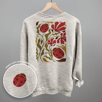 Ladybugs And Leaves (Back Print)