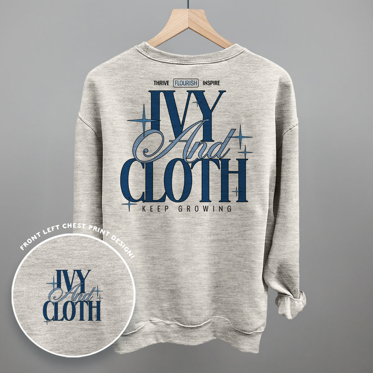 Ivy And Cloth Branded Sparkles (Back Print)