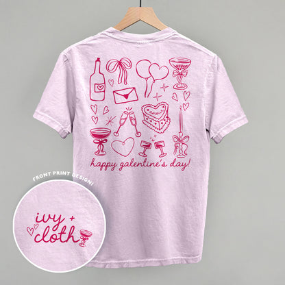 Galentine's Pink Doodles (Back Print)