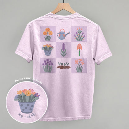 Floral Grid Doodles (Back Print)