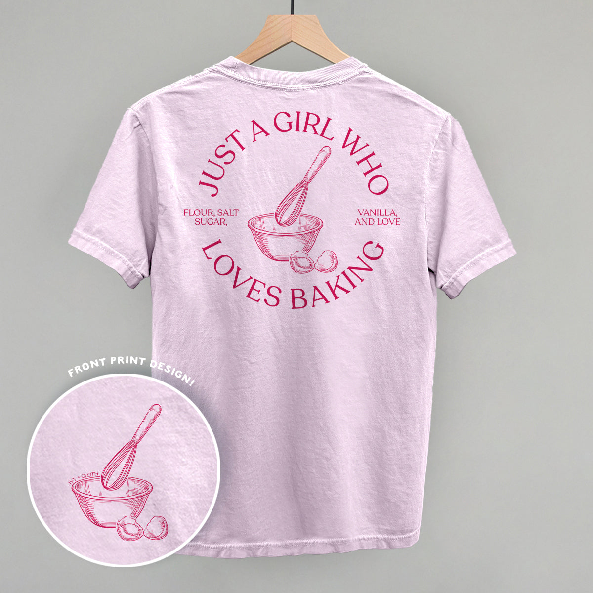 Just A Girl Who Loves Baking (Back Print)
