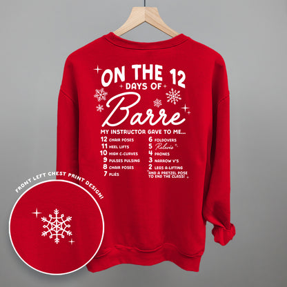12 Days Of Barre (Back Print)