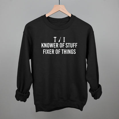 Knower Of Stuff, Fixer Of Things