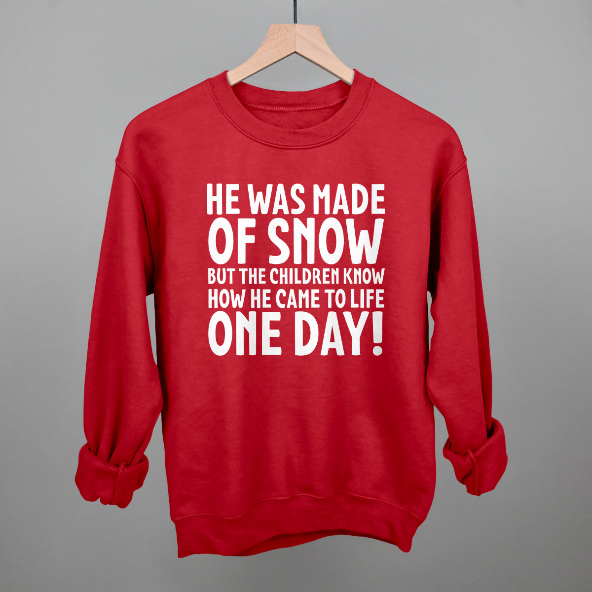 He Was Made Of Snow