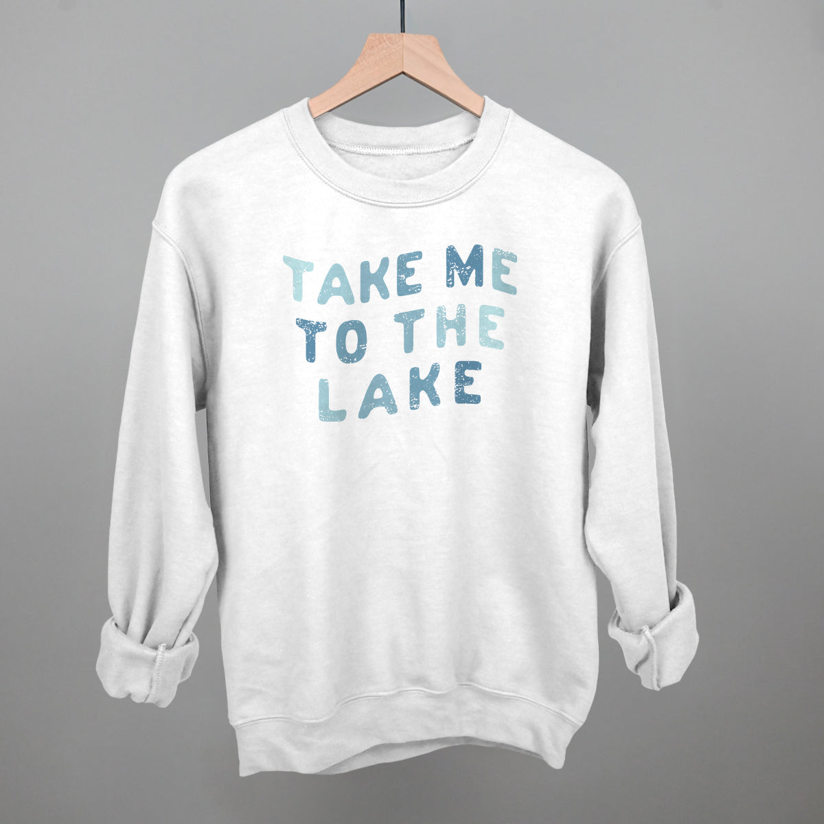 Take Me To The Lake Distressed