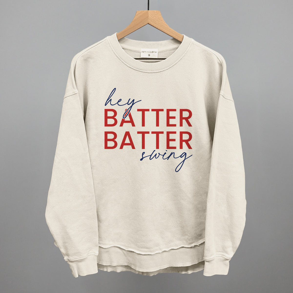 Hey Batter Batter Swing (Red + Navy)