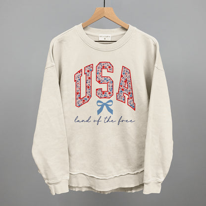 USA Floral Arch + Bow