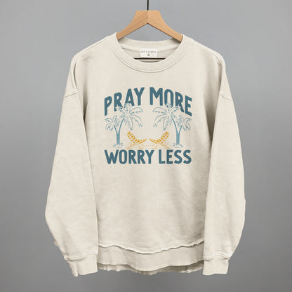 Pray More Worry Less Palm Trees