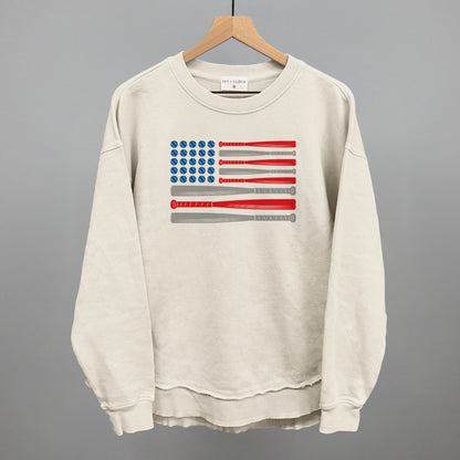 Baseball American Flag