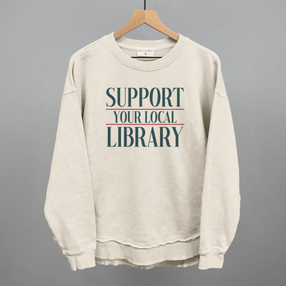 Support Your Local Library Serif