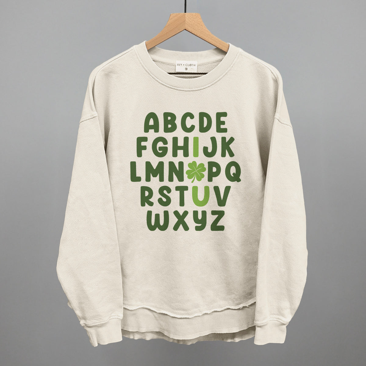 I Love You Clover Alphabet