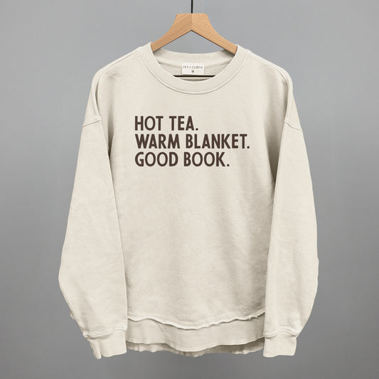Hot Tea Warm Blanket Good Book