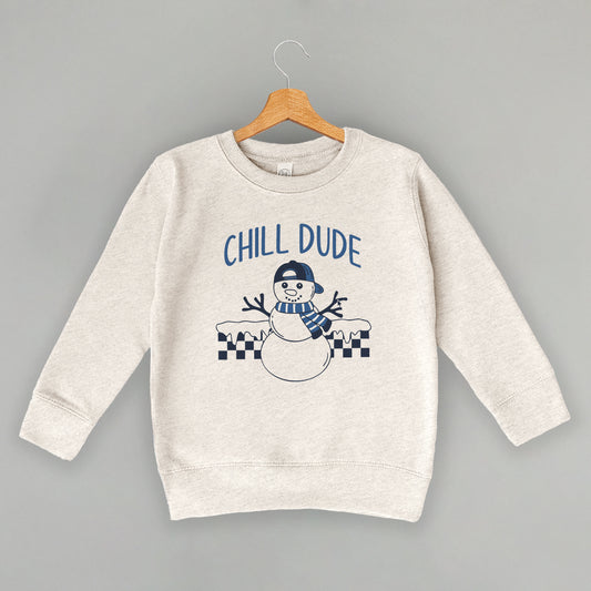 Chill Dude Snowman Doodle (Kids)