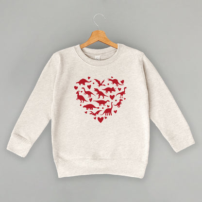 Dinosaur Red Heart (Kids)