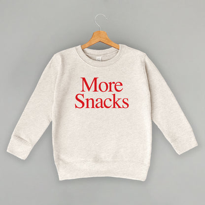 More Snacks Text (Kids)
