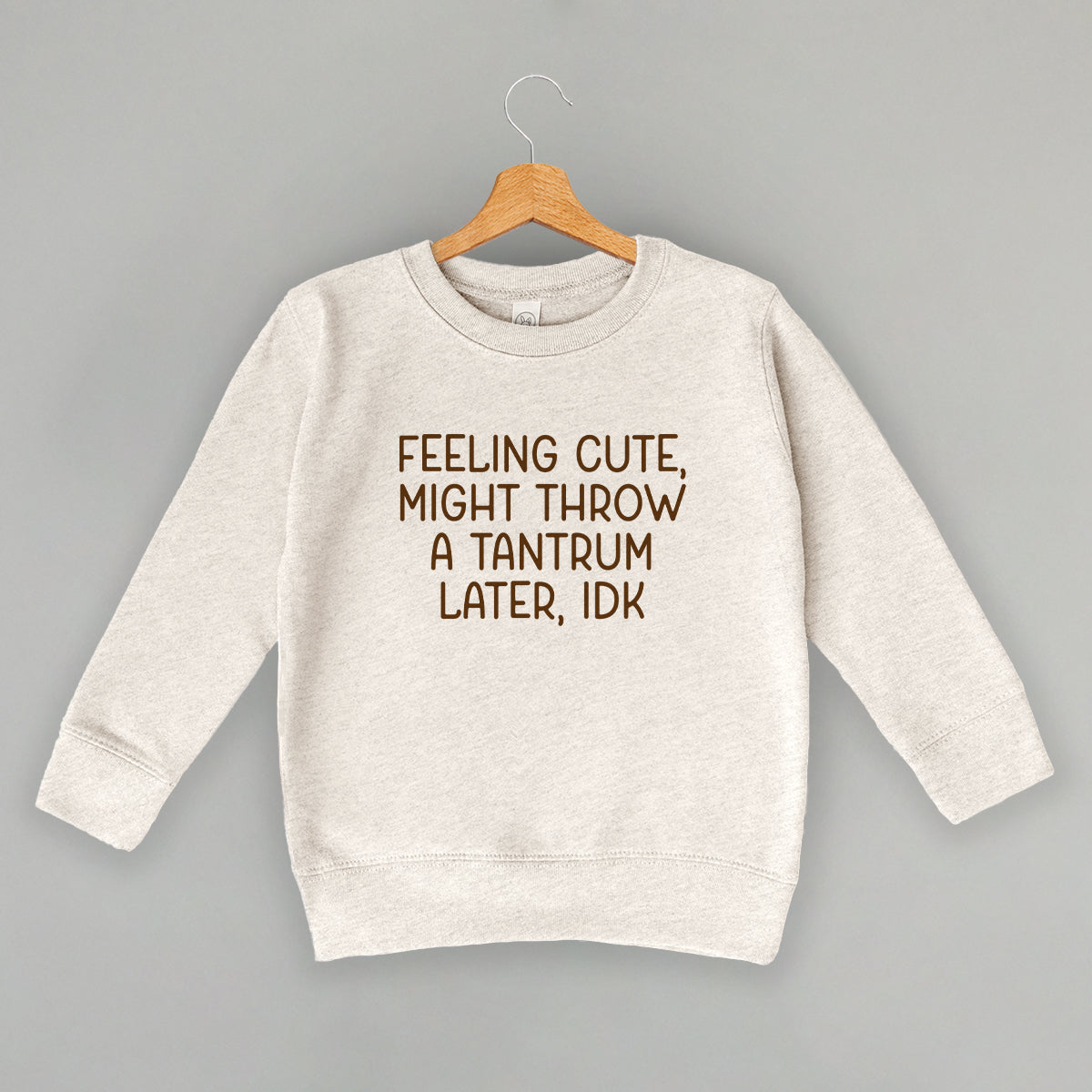 Feeling Cute Might Throw A Tantrum (Kids)