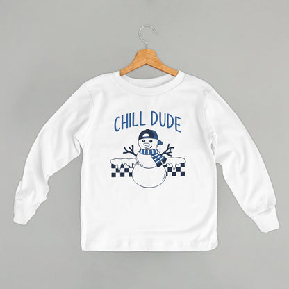 Chill Dude Snowman Doodle (Kids)