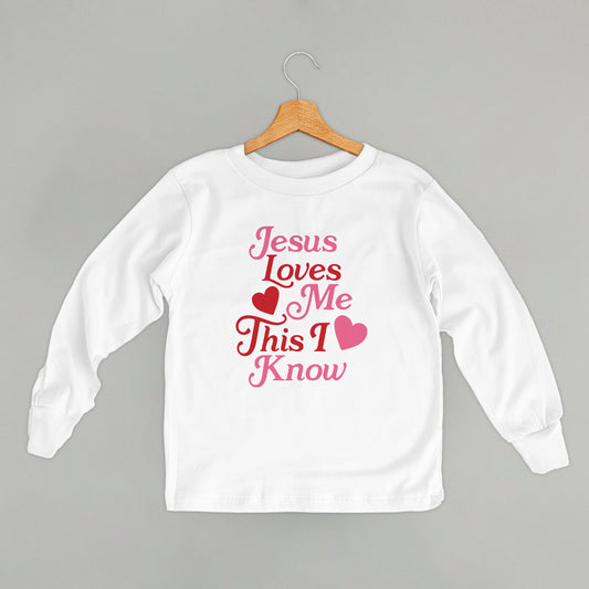 Jesus Loves Me This I Know Hearts (Kids)