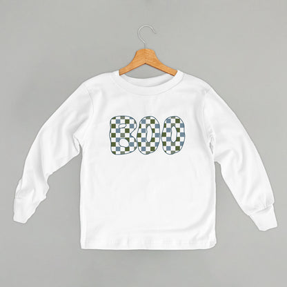 Boo Checkered (Blue & Green) (Kids)