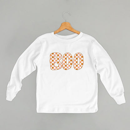 Boo Checkered (Pink & Orange) (Kids)