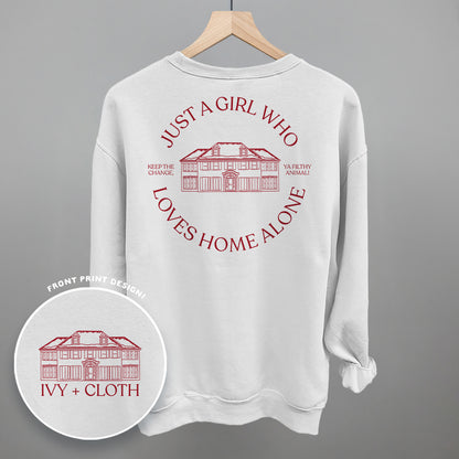 Just A Girl Who Loves Home Alone (Back Print)