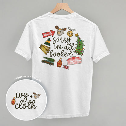 Sorry I'm All Booked Christmas Movies (Back Print)