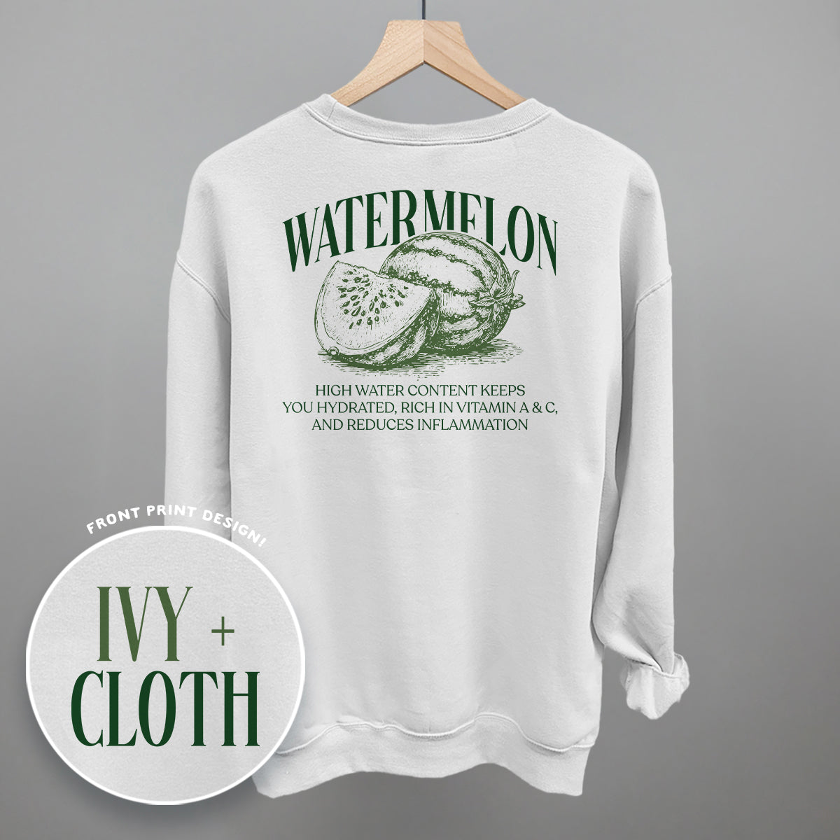 Watermelon Wellness (Back Print)