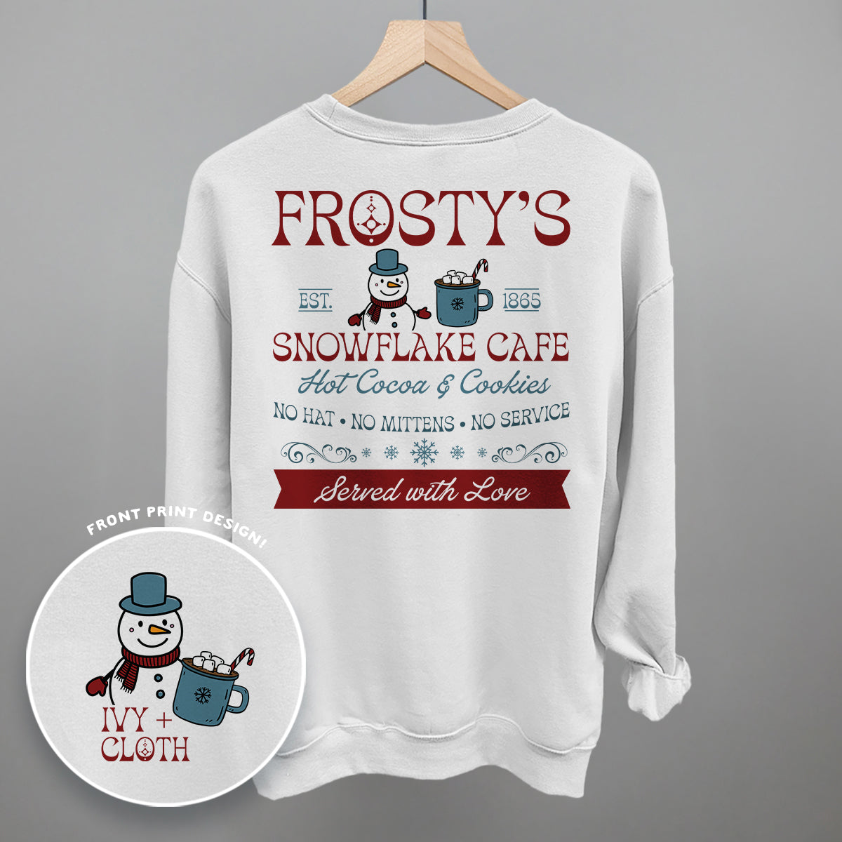 Frosty's Snowflake Cafe (Back Print))