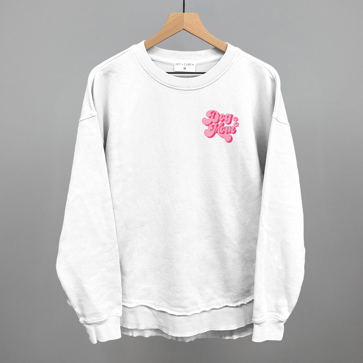 Dog Mom Retro (Left Chest)