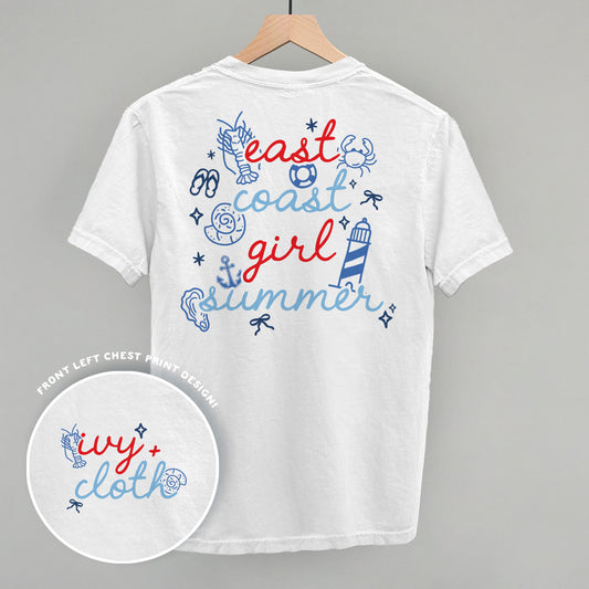 East Coast Girl Summer Doodles (Back Print)