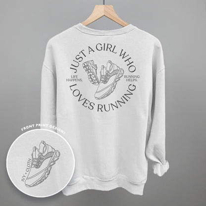 Just A Girl Who Loves Running (Back Print)