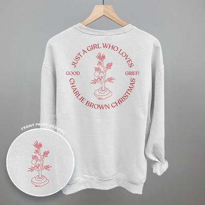 Just A Girl Who Loves Charlie Brown Christmas (Back Print)