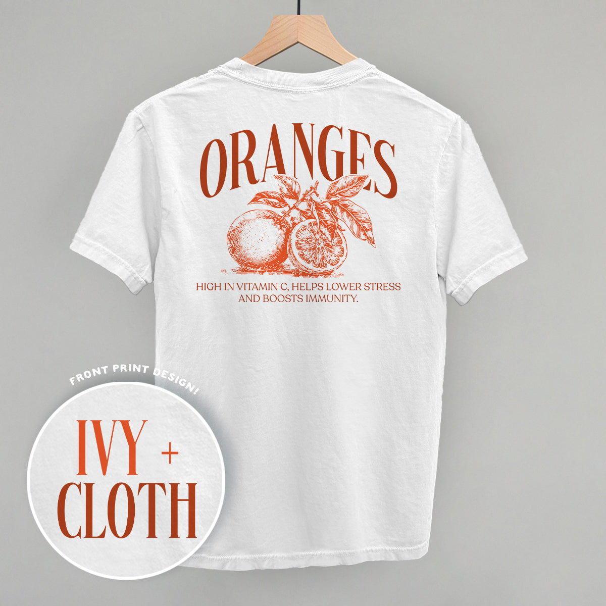 Orange Wellness (Back Print)