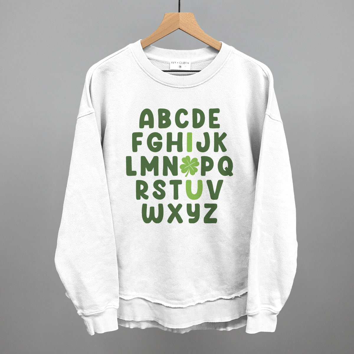 I Love You Clover Alphabet