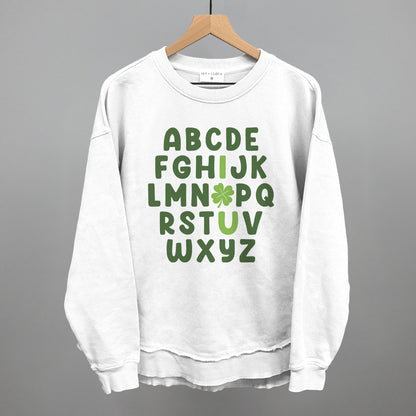 I Love You Clover Alphabet