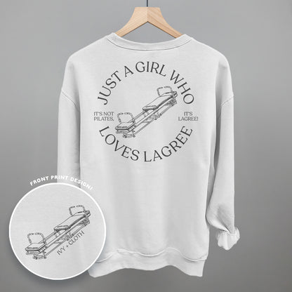 Just A Girl Who Loves Lagree (Back Print)