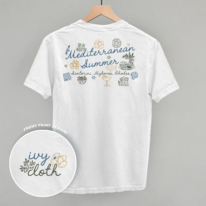 Mediterranean Summer Doodles (Back Print)