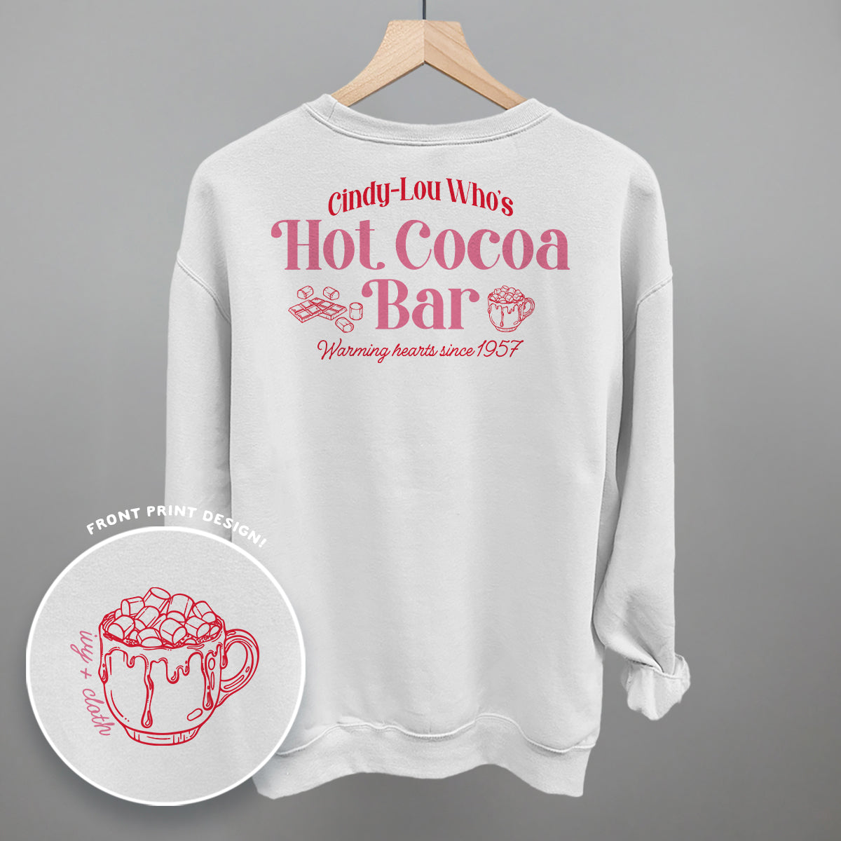 Cindy-Lou Who's Hot Cocoa Bar (Back Print)