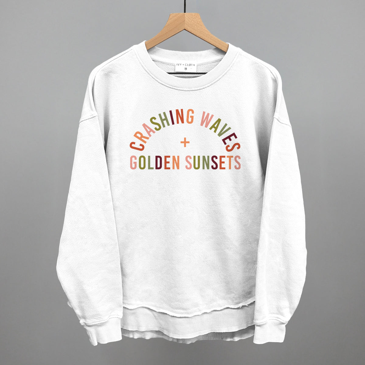 Crashing Waves And Golden Sunsets