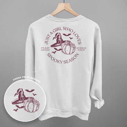 Just A Girl Who Loves Spooky Season (Back Print)