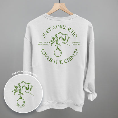 Just A Girl Who Loves The Grinch (Back Print)