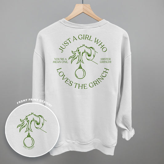 Just A Girl Who Loves The Grinch (Back Print)