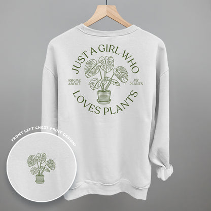 Just A Girl Who Loves Plants (Back Print)