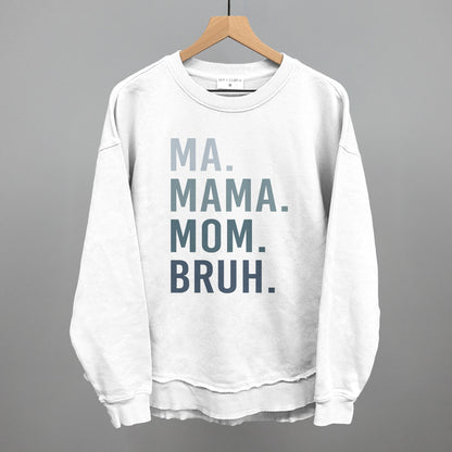 Ma Mama Mom Bruh Blue Gradient Text