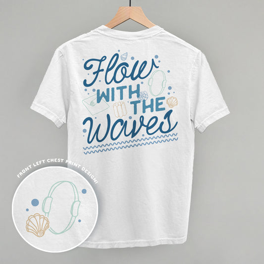 Flow With The Waves (Back Print)