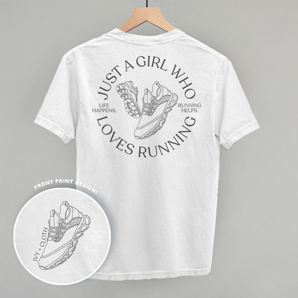 Just A Girl Who Loves Running (Back Print)